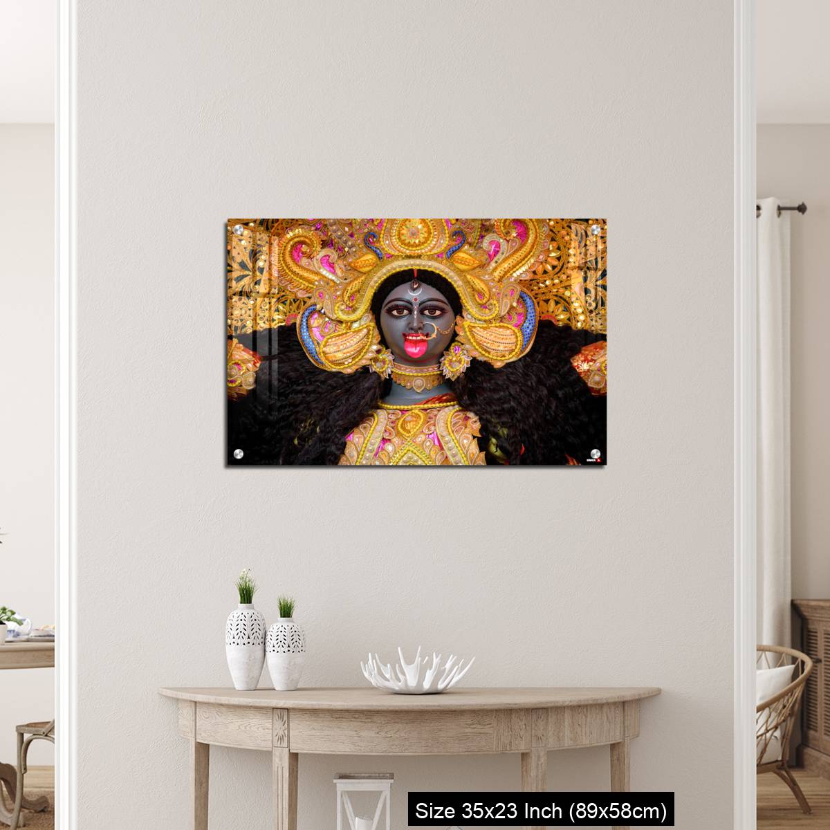 OMGs Acrylic Wall Decor – Goddess Kali idol decorated at Puja pandal - Image 12
