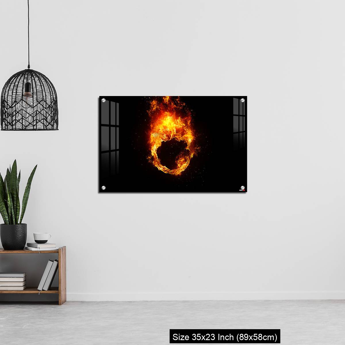 OMGs Acrylic Wall Decor – A ring of fire that illuminates the darkness - Image 13