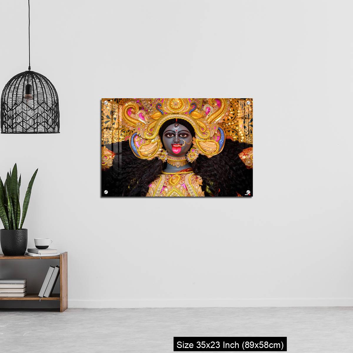 OMGs Acrylic Wall Decor – Goddess Kali idol decorated at Puja pandal - Image 13
