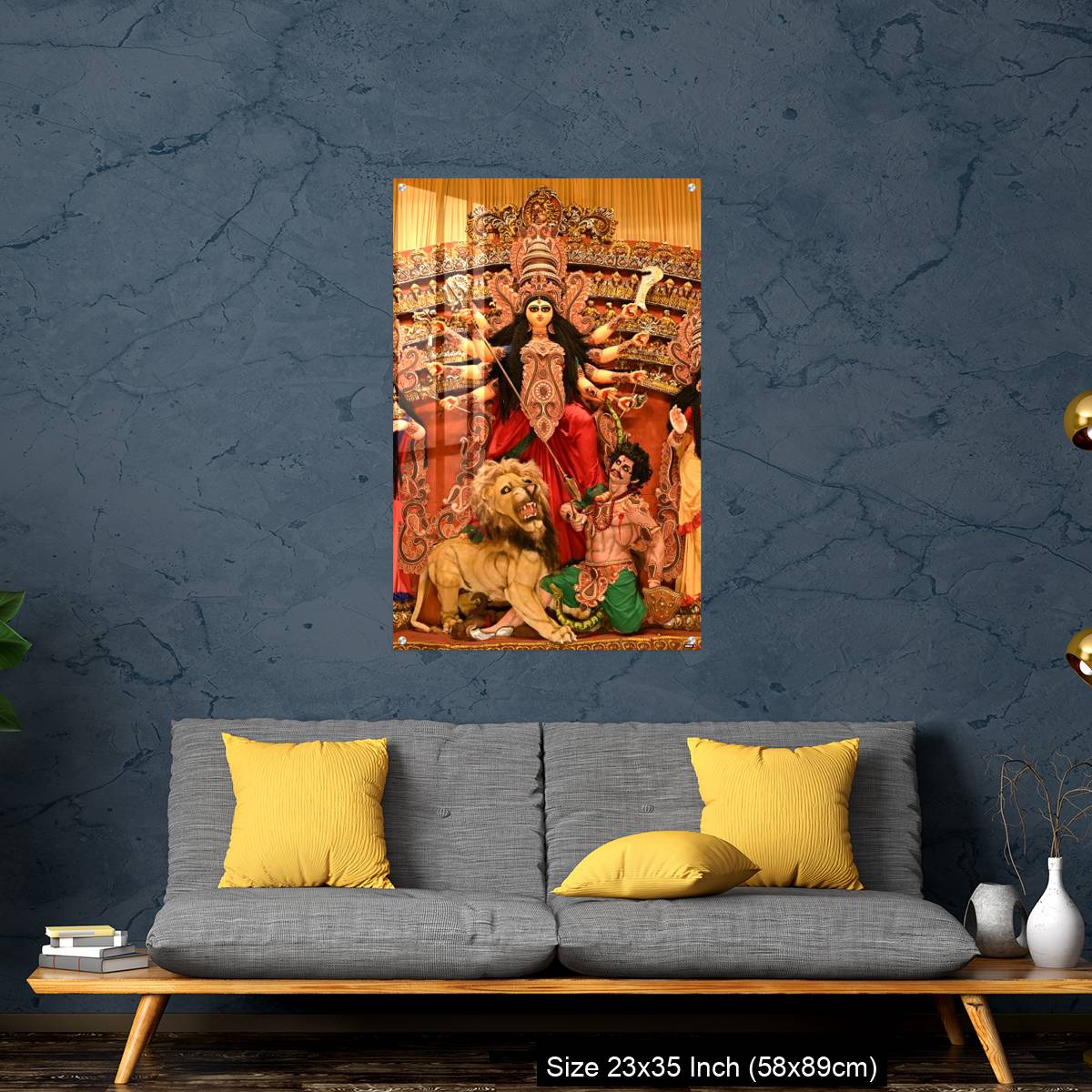 OMGs Acrylic Wall Decor – Durga Puja Festival in Kolkata ,West Bengal. - Image 14