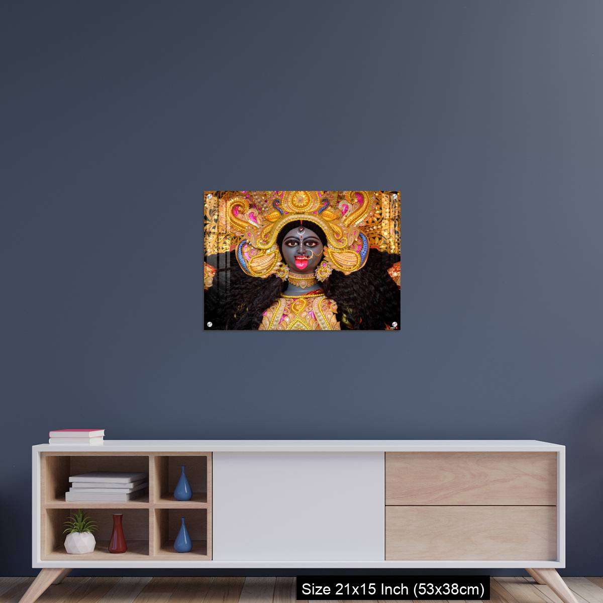 OMGs Acrylic Wall Decor – Goddess Kali idol decorated at Puja pandal - Image 15