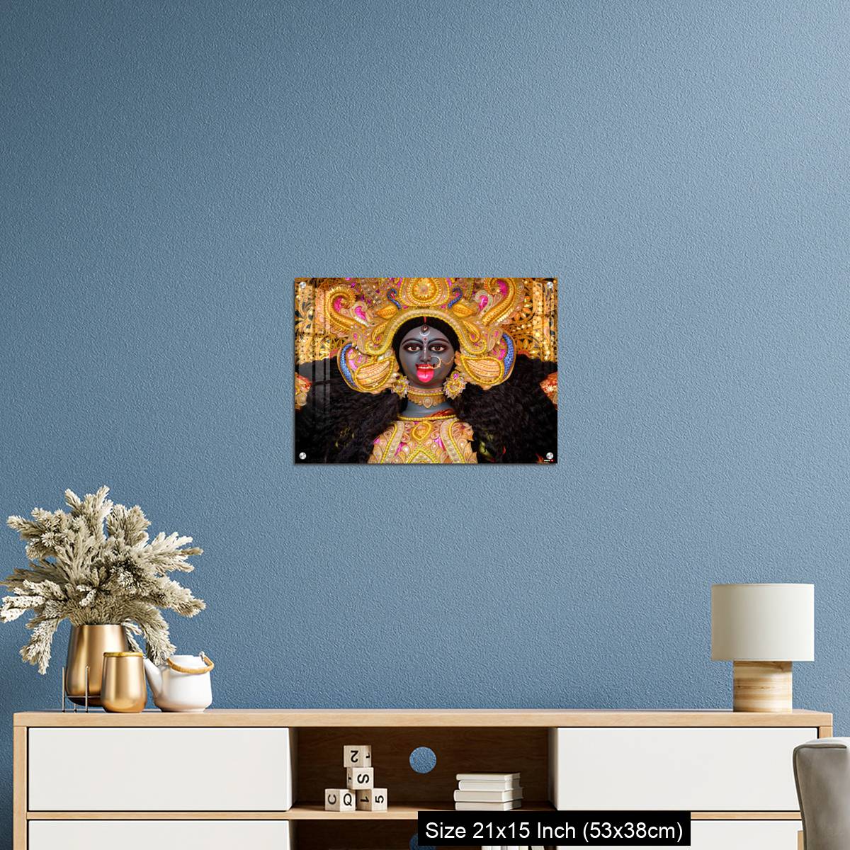 OMGs Acrylic Wall Decor – Goddess Kali idol decorated at Puja pandal - Image 17