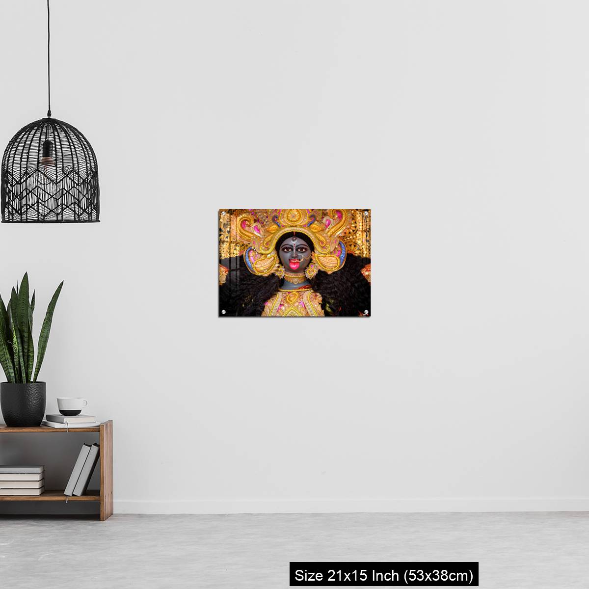 OMGs Acrylic Wall Decor – Goddess Kali idol decorated at Puja pandal - Image 20