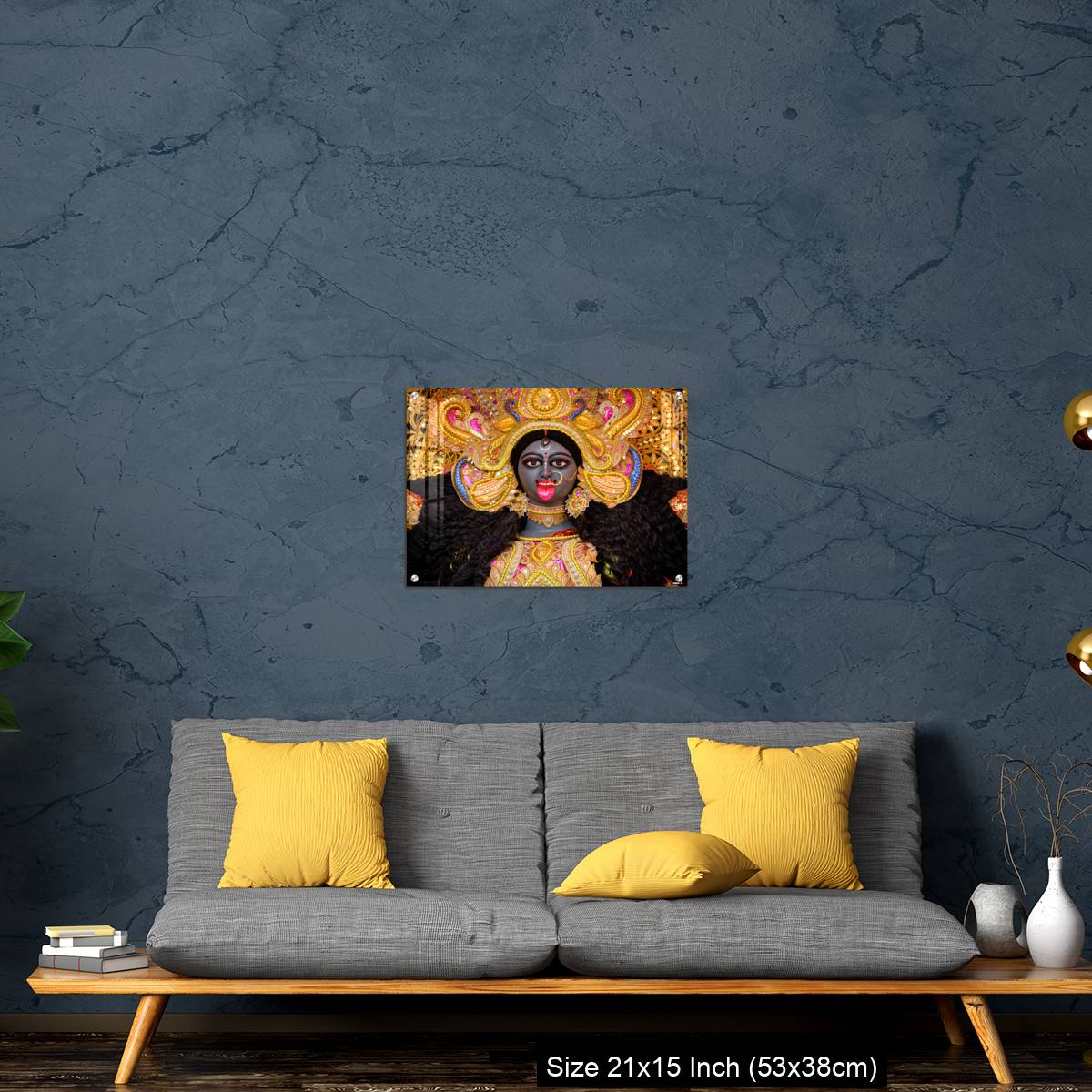 OMGs Acrylic Wall Decor – Goddess Kali idol decorated at Puja pandal - Image 21