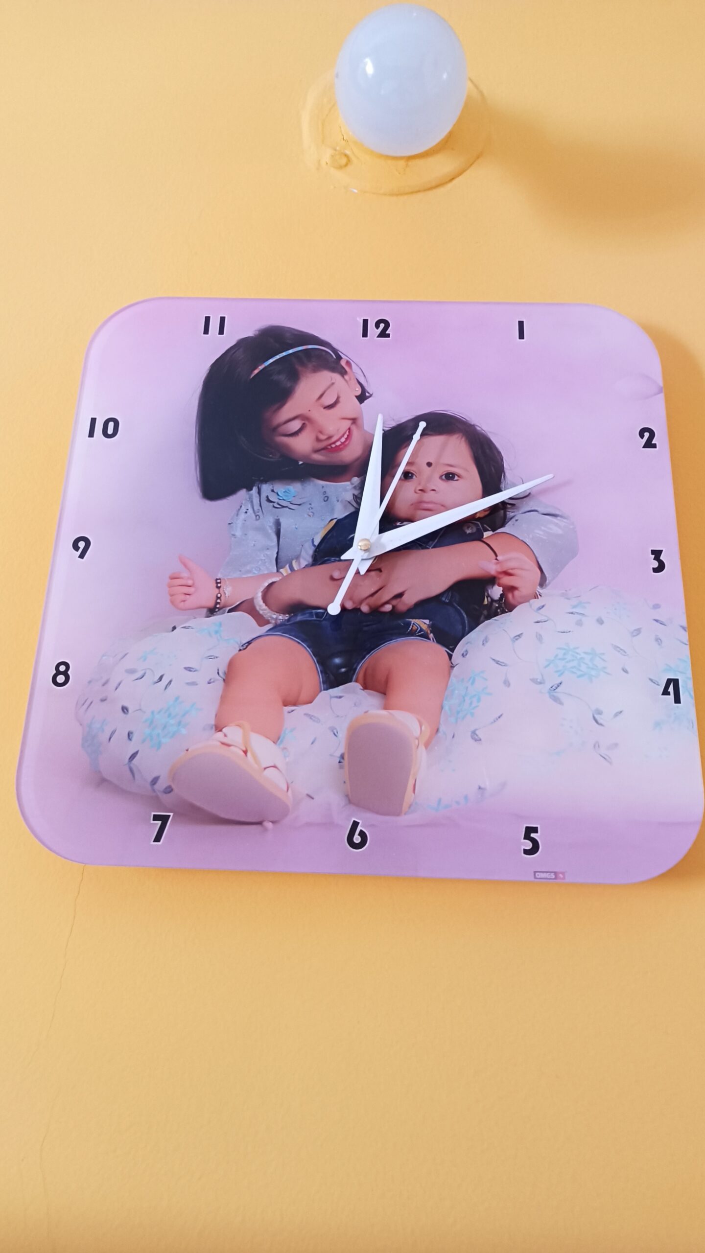 Customised Premium OMGs Acrylic Wall Clock photo review