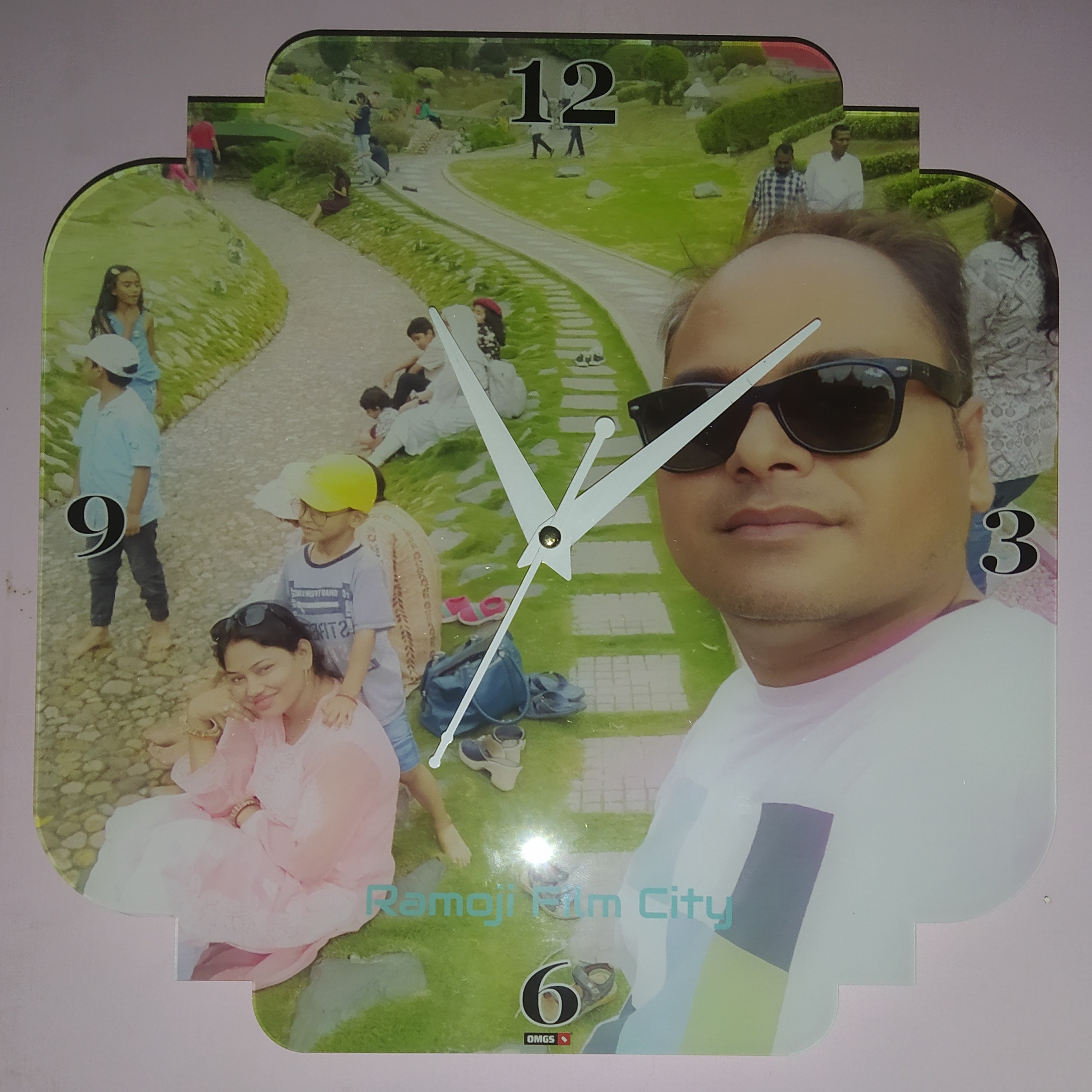 Customised Premium OMGs Acrylic Wall Clock photo review