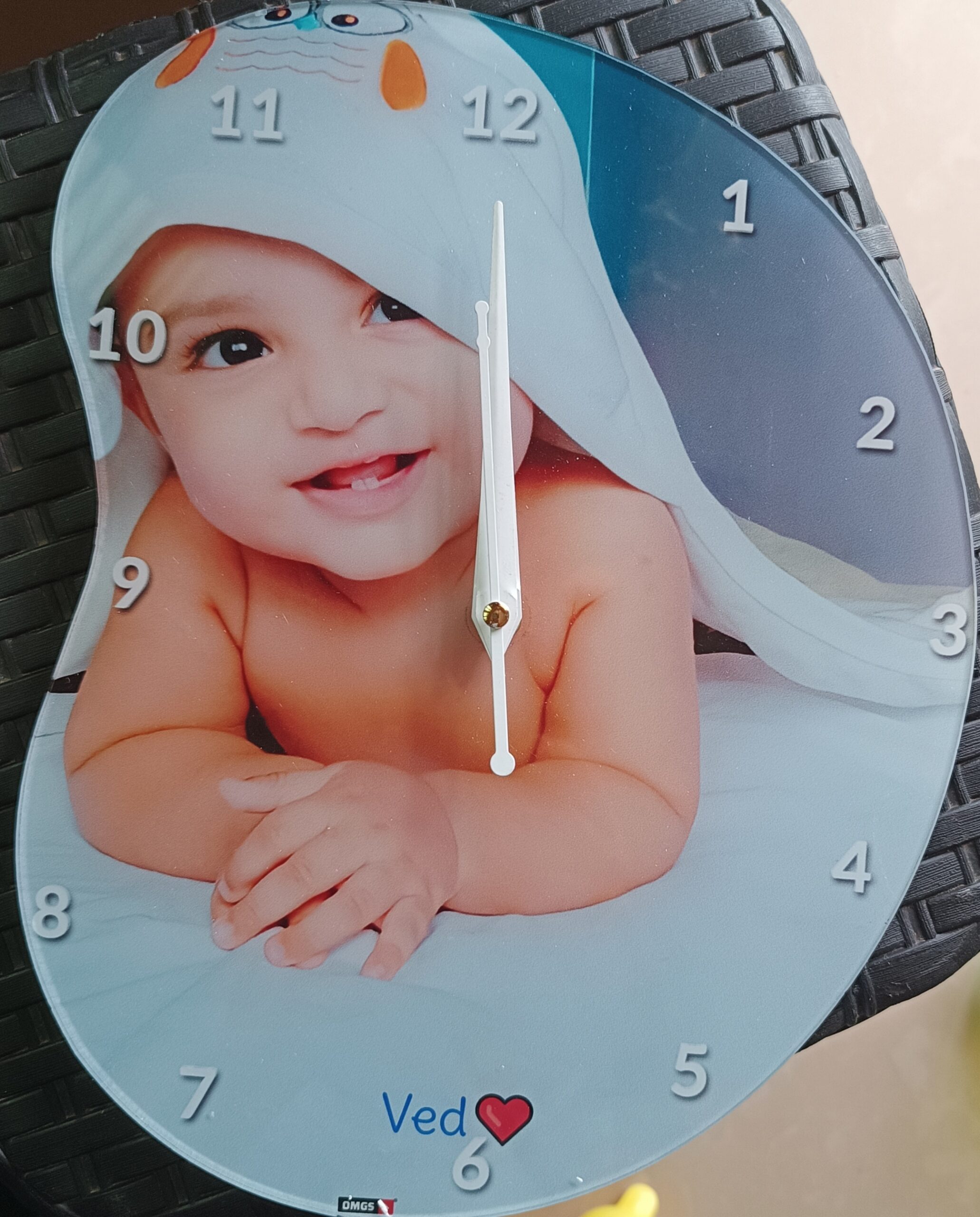 Customised Premium OMGs Acrylic Wall Clock photo review