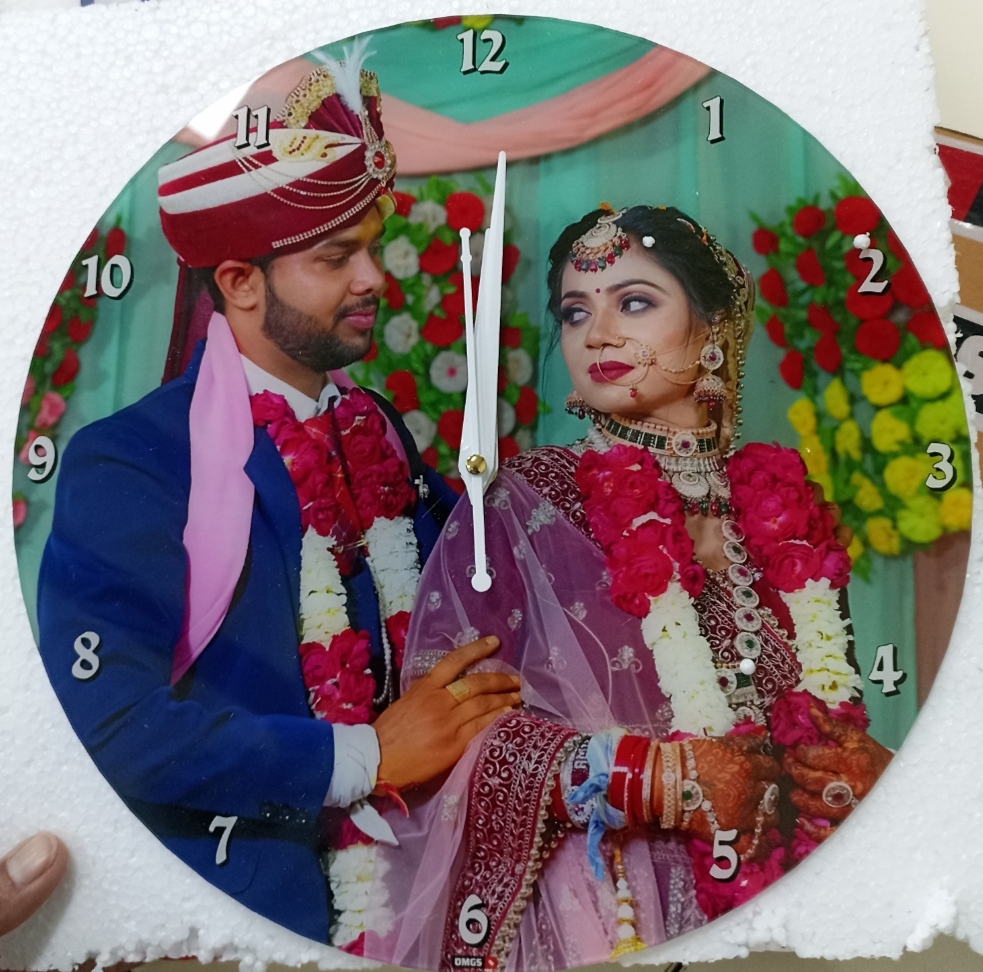 Customised Premium OMGs Acrylic Wall Clock photo review