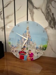 Customised Premium OMGs Acrylic Wall Clock photo review