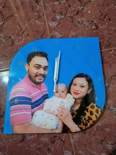 Customised Premium OMGs Acrylic Wall Clock photo review