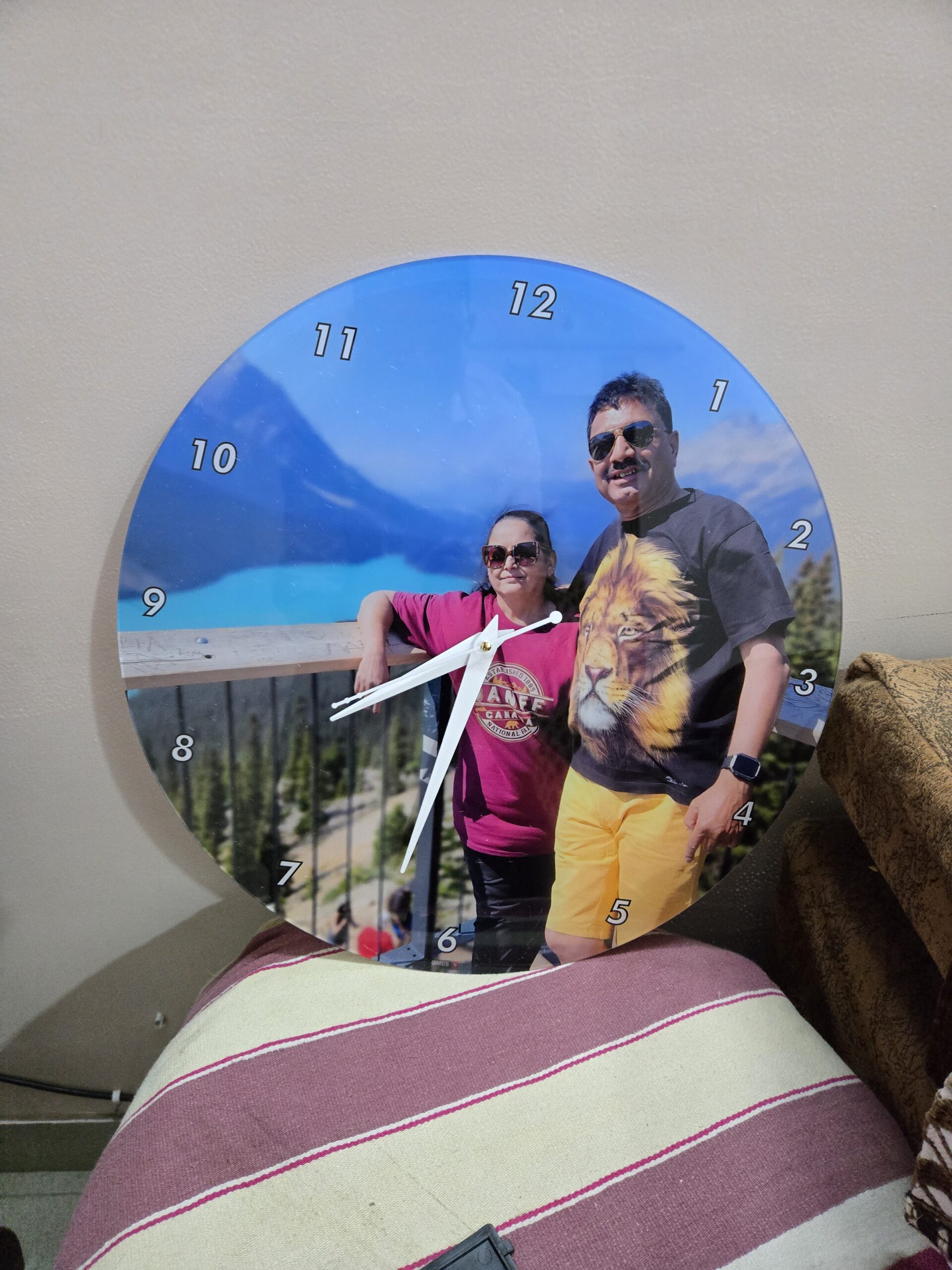 Customised Premium OMGs Acrylic Wall Clock photo review