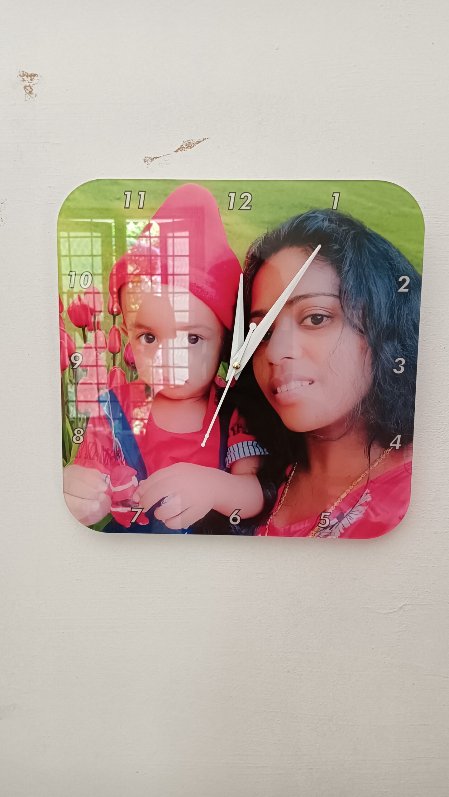 Customised Premium OMGs Acrylic Wall Clock photo review