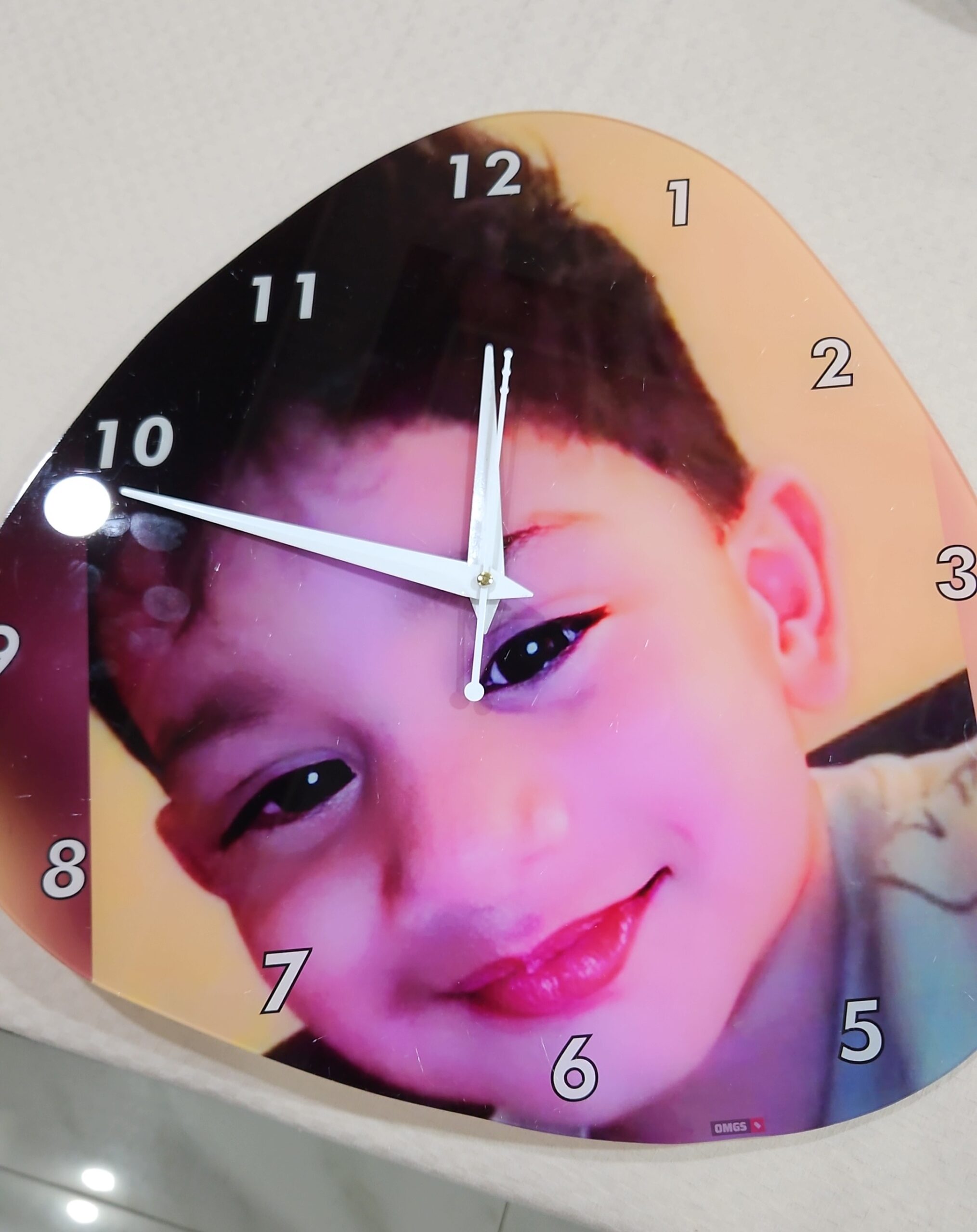 Customised Premium OMGs Acrylic Wall Clock photo review