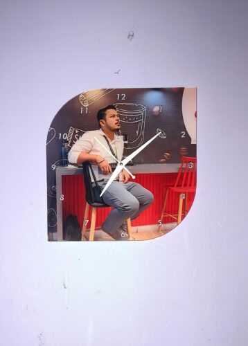 Customised Premium OMGs Acrylic Wall Clock photo review