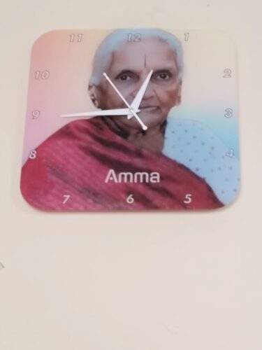 Customised Premium OMGs Acrylic Wall Clock photo review