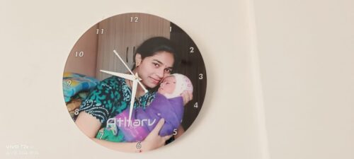 Customised Premium OMGs Acrylic Wall Clock photo review