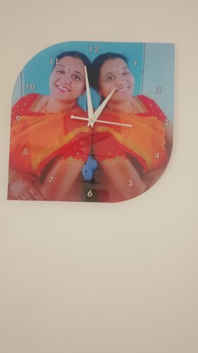 Customised Premium OMGs Acrylic Wall Clock photo review