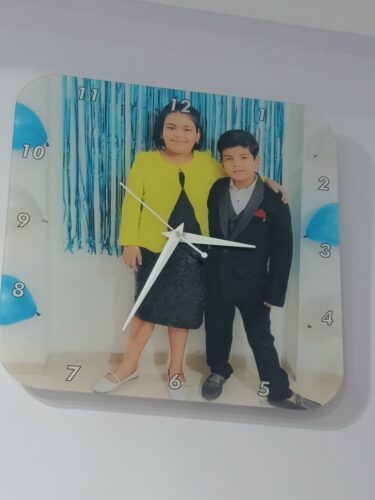 Customised Premium OMGs Acrylic Wall Clock photo review