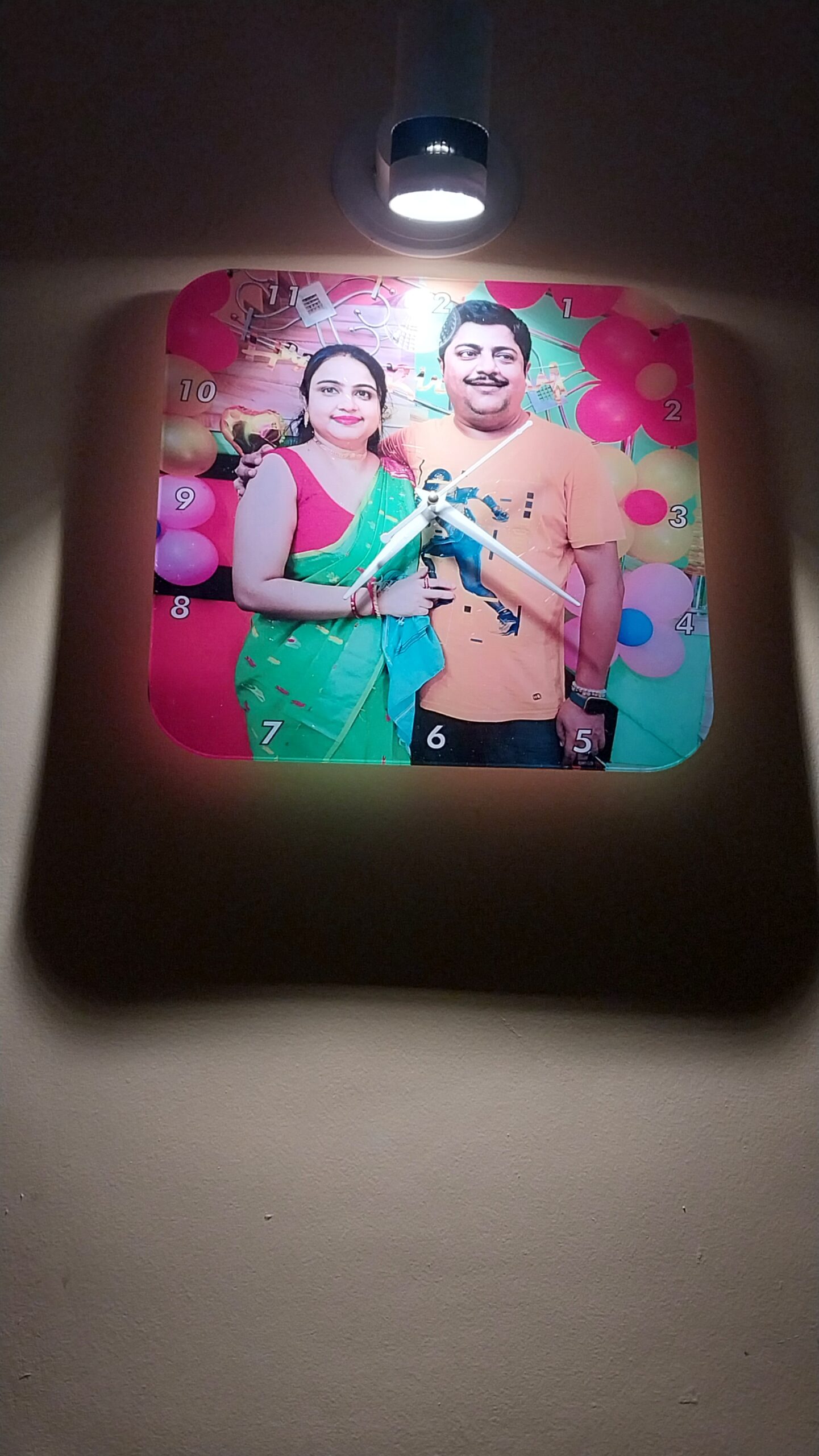 Customised Premium OMGs Acrylic Wall Clock photo review