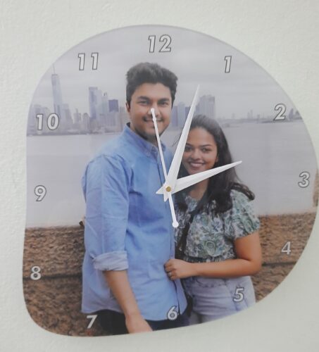 Customised Premium OMGs Acrylic Wall Clock photo review