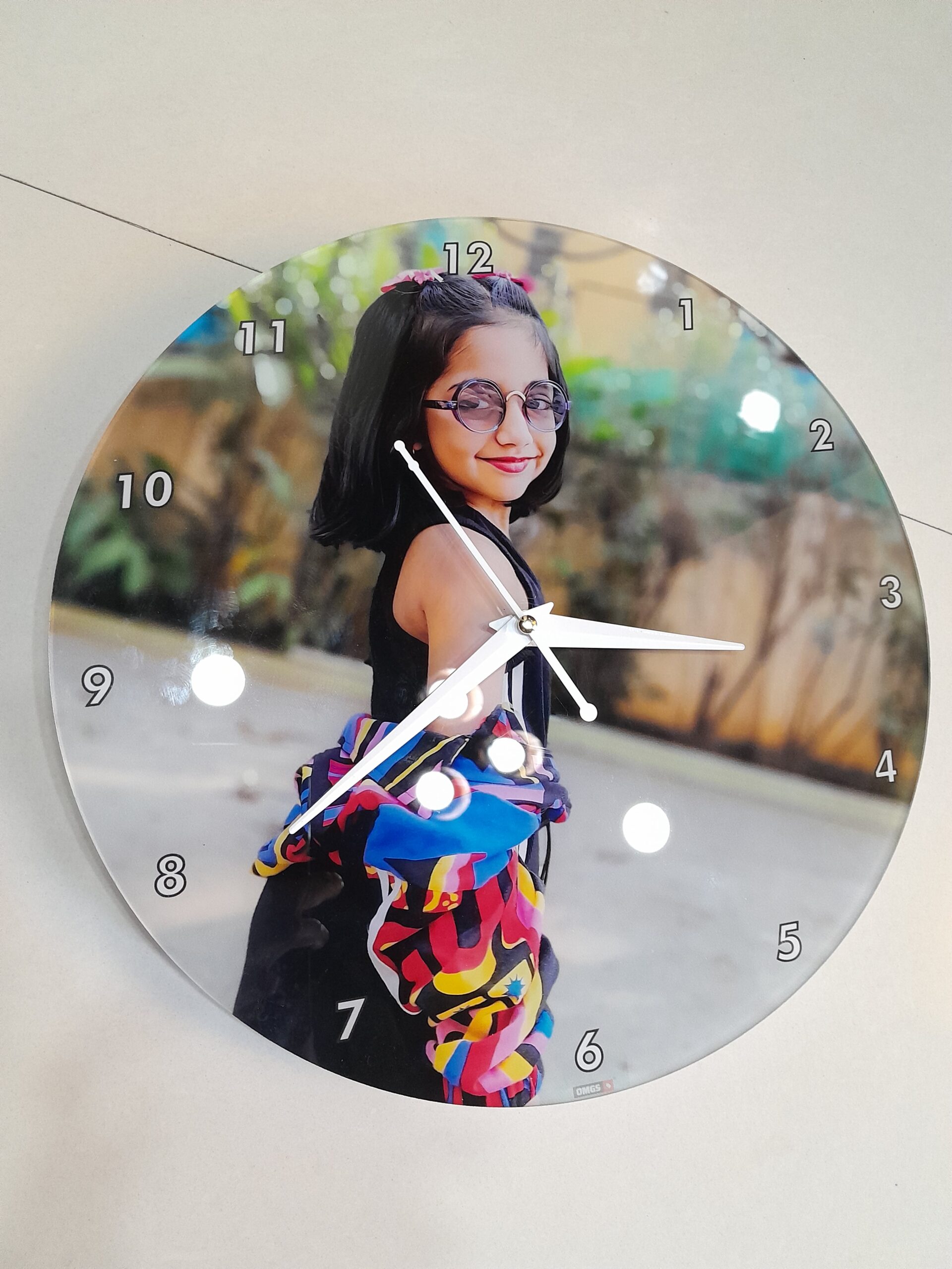 Customised Premium OMGs Acrylic Wall Clock photo review