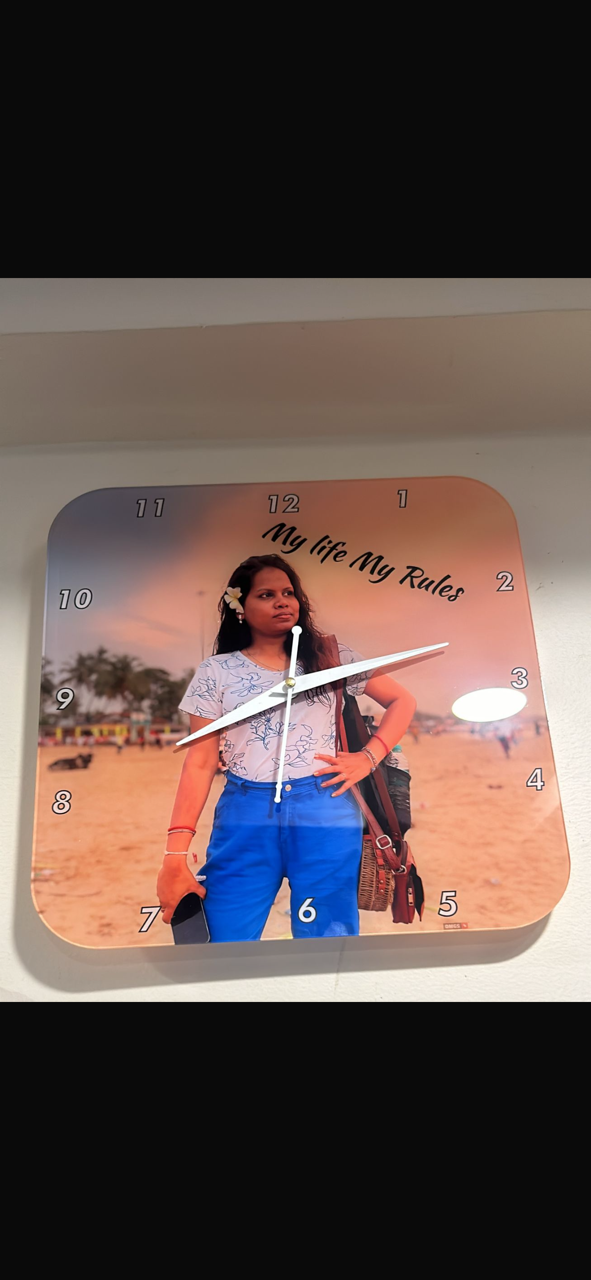 Customised Premium OMGs Acrylic Wall Clock photo review