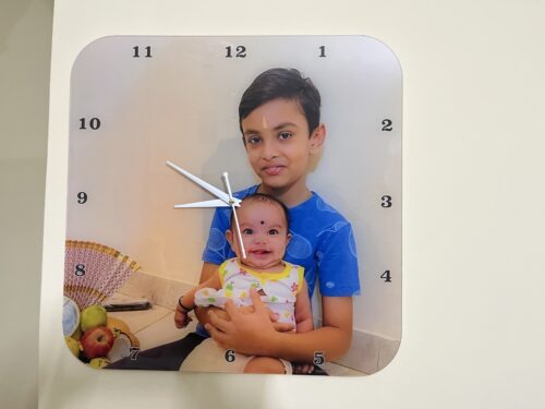 Customised Premium OMGs Acrylic Wall Clock photo review