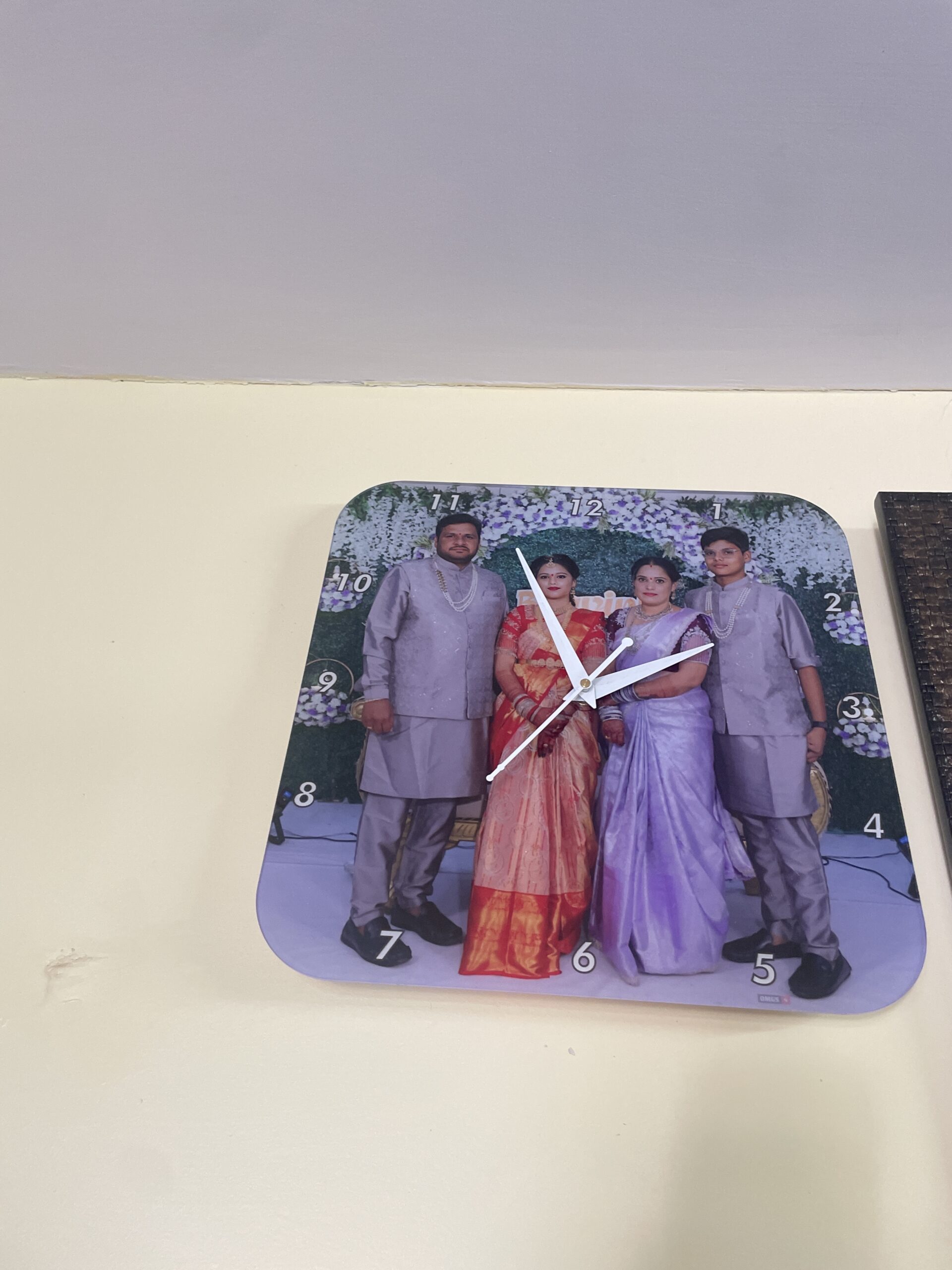 Customised Premium OMGs Acrylic Wall Clock photo review