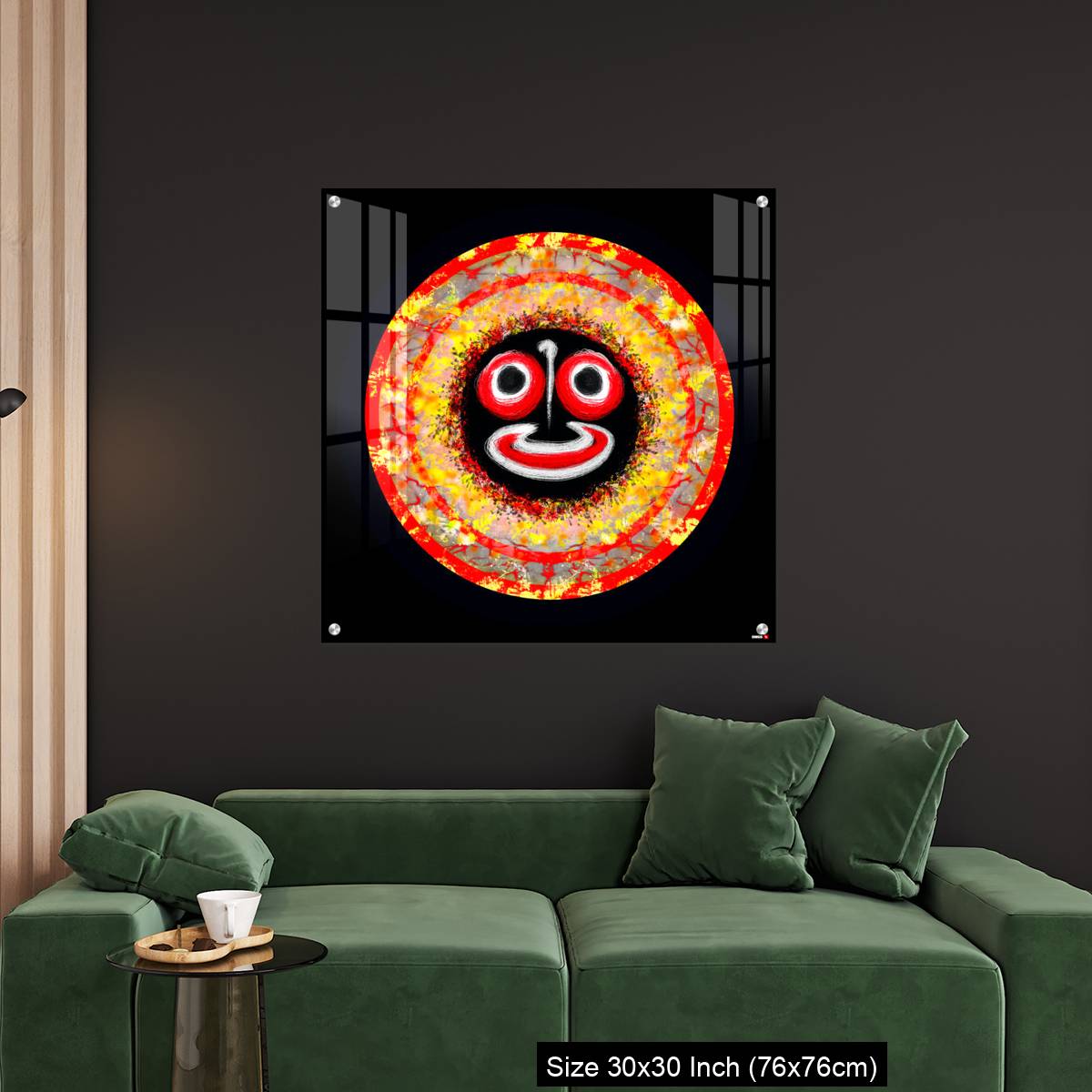 OMGs Acrylic Wall Decor – Image of Lord of the Universe - Hindu God Sri Jagannath - Image 4