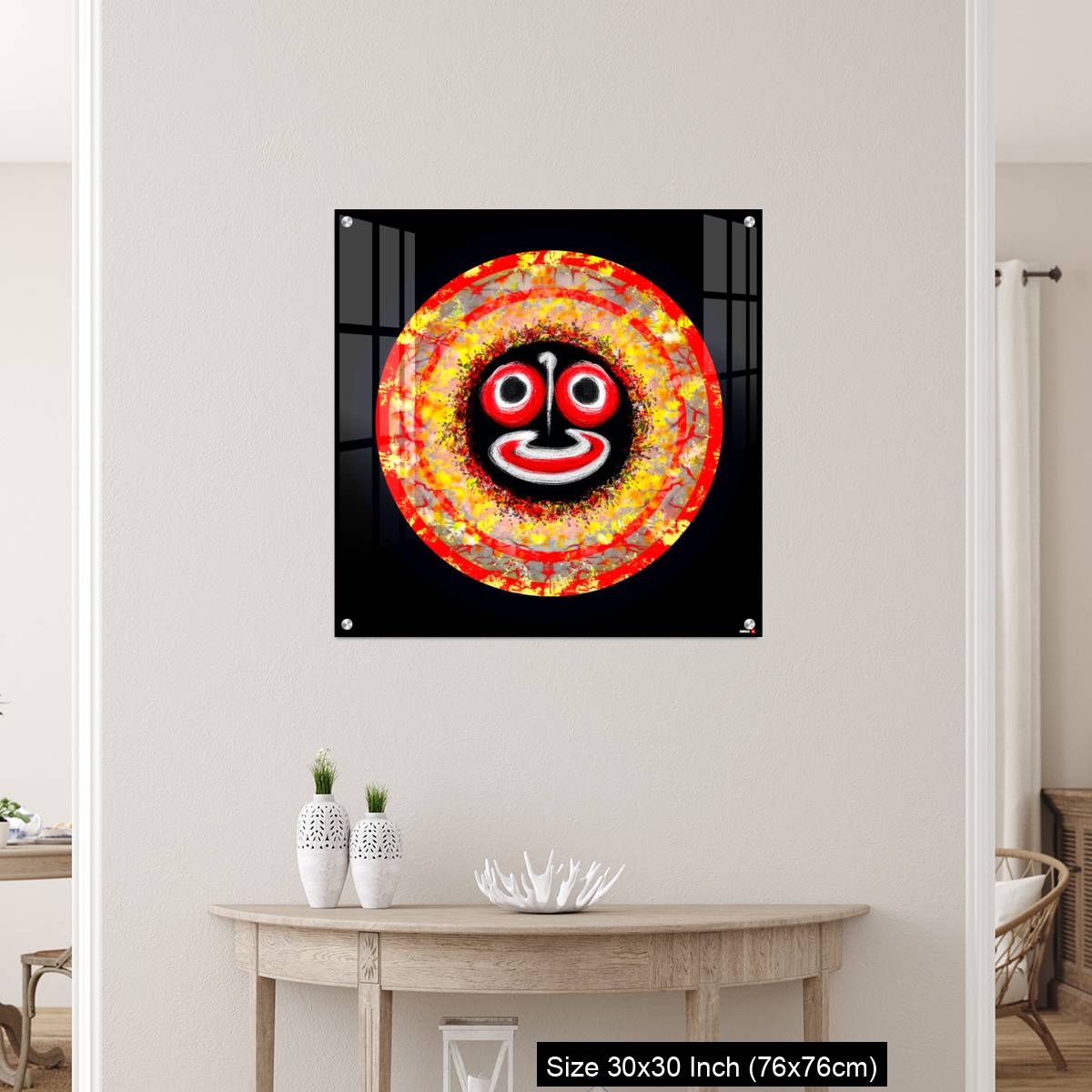OMGs Acrylic Wall Decor – Image of Lord of the Universe - Hindu God Sri Jagannath - Image 5