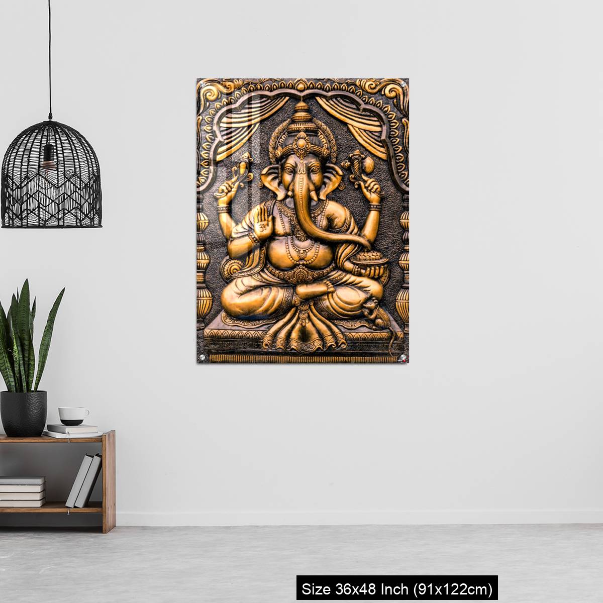 OMGs Acrylic Wall Decor – Hindu God Ganesha Lord of Success. - Image 6