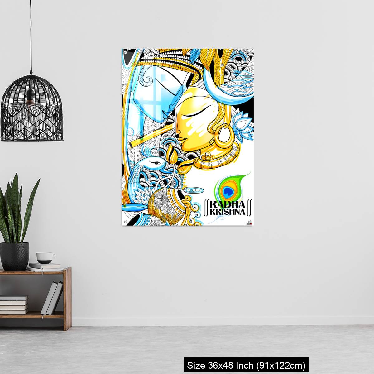 OMGs Acrylic Wall Decor – Radha and Lord Krishna on Janmashtami - Image 6