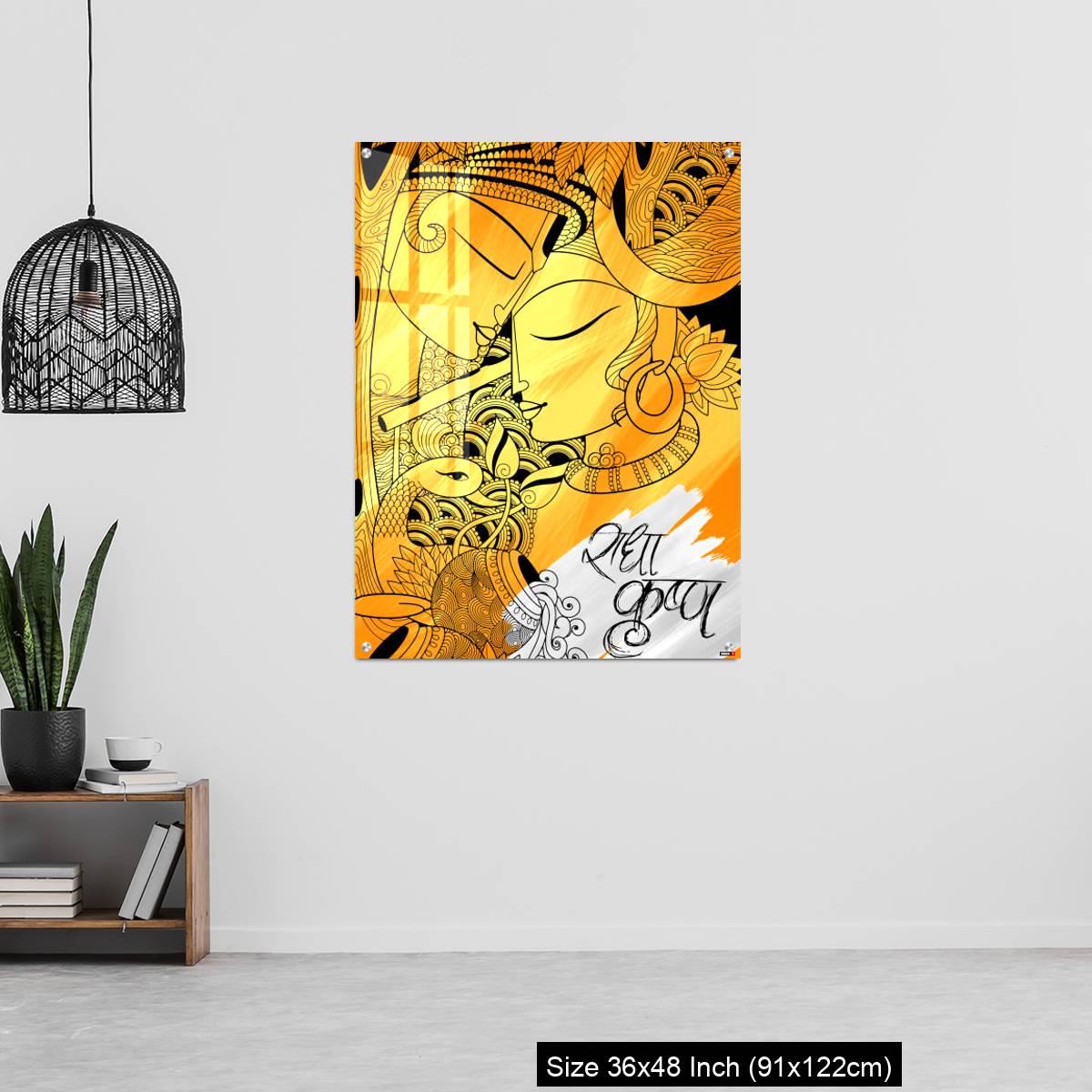 OMGs Acrylic Wall Decor – Radha and Lord Krishna on Janmashtami - Image 6