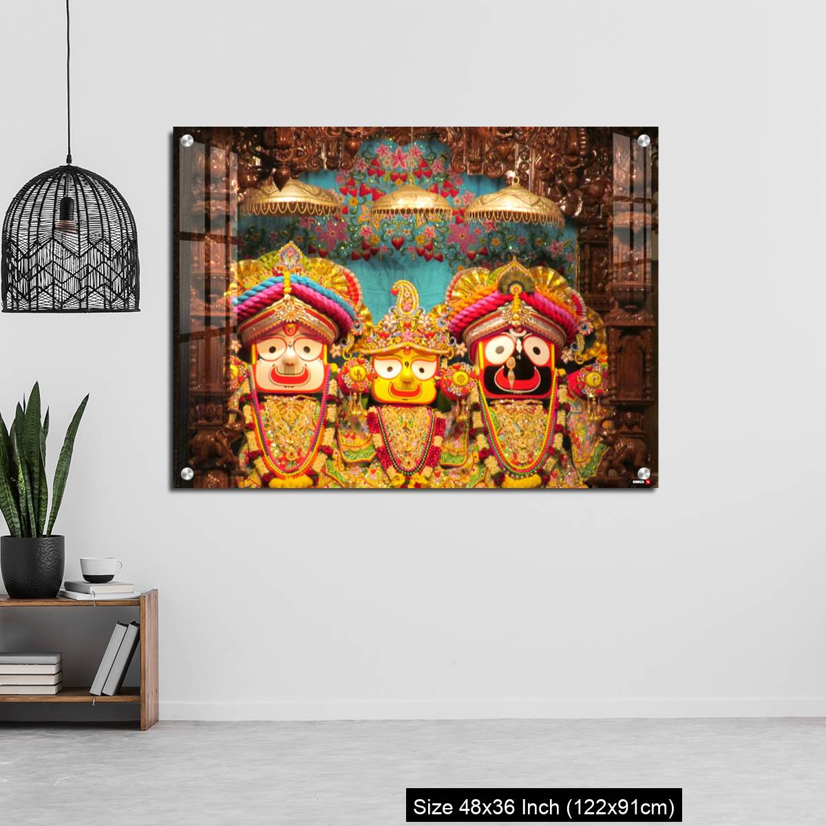 OMGs Acrylic Wall Decor – Lord Jagannath Baldev and Subadhra IDOLS at ISKCON Pune,  Maharashtra, India - Image 6
