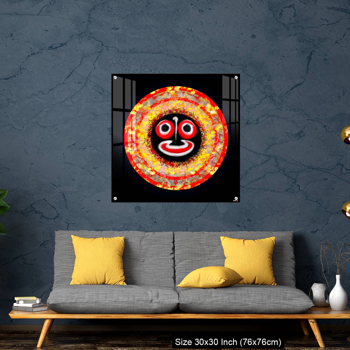 OMGs Acrylic Wall Decor – Image of Lord of the Universe - Hindu God Sri Jagannath - Image 7