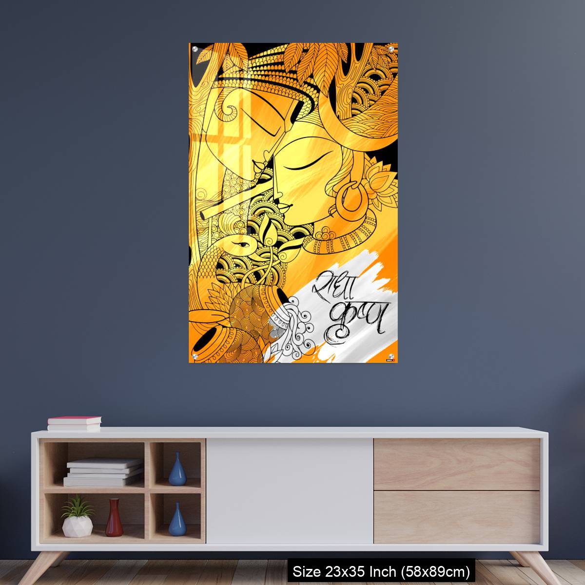 OMGs Acrylic Wall Decor – Radha and Lord Krishna on Janmashtami - Image 8
