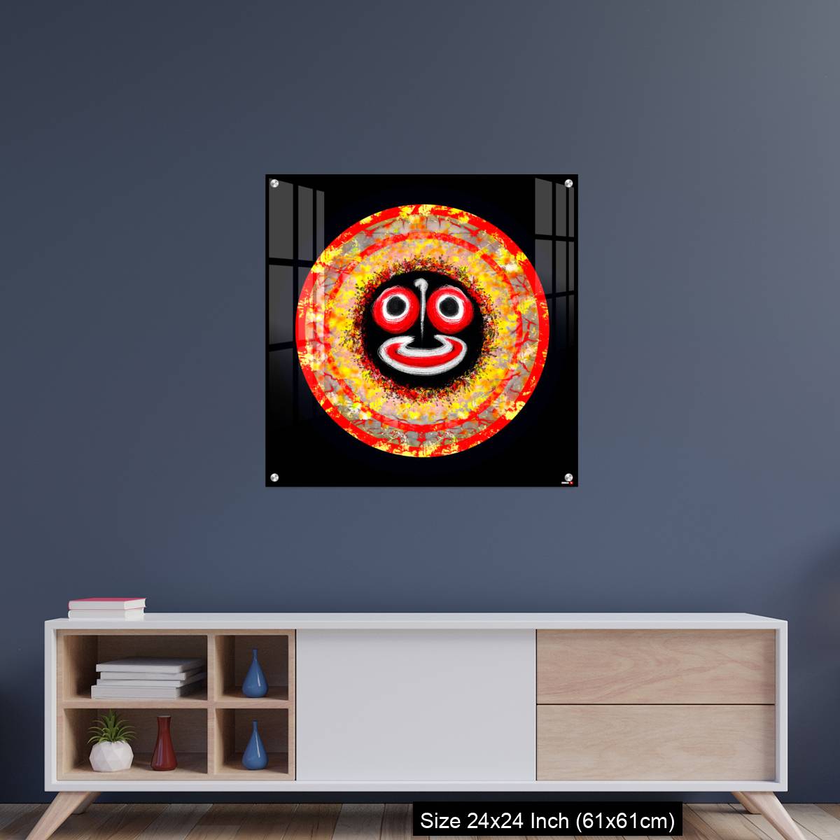 OMGs Acrylic Wall Decor – Image of Lord of the Universe - Hindu God Sri Jagannath - Image 8