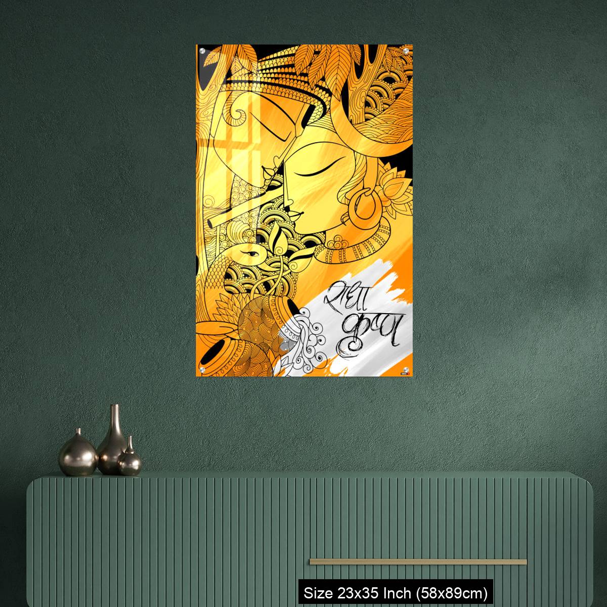OMGs Acrylic Wall Decor – Radha and Lord Krishna on Janmashtami - Image 9