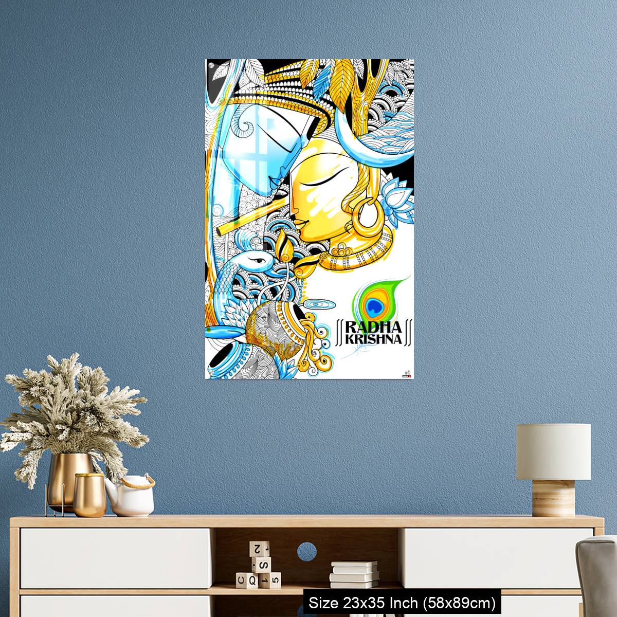 OMGs Acrylic Wall Decor – Radha and Lord Krishna on Janmashtami - Image 10