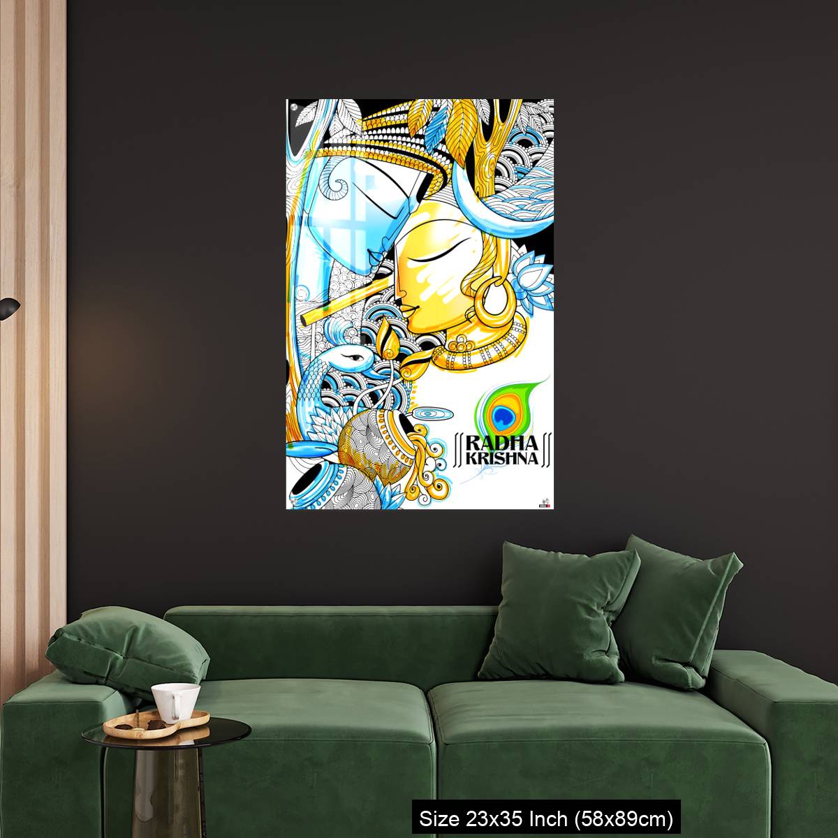 OMGs Acrylic Wall Decor – Radha and Lord Krishna on Janmashtami - Image 11