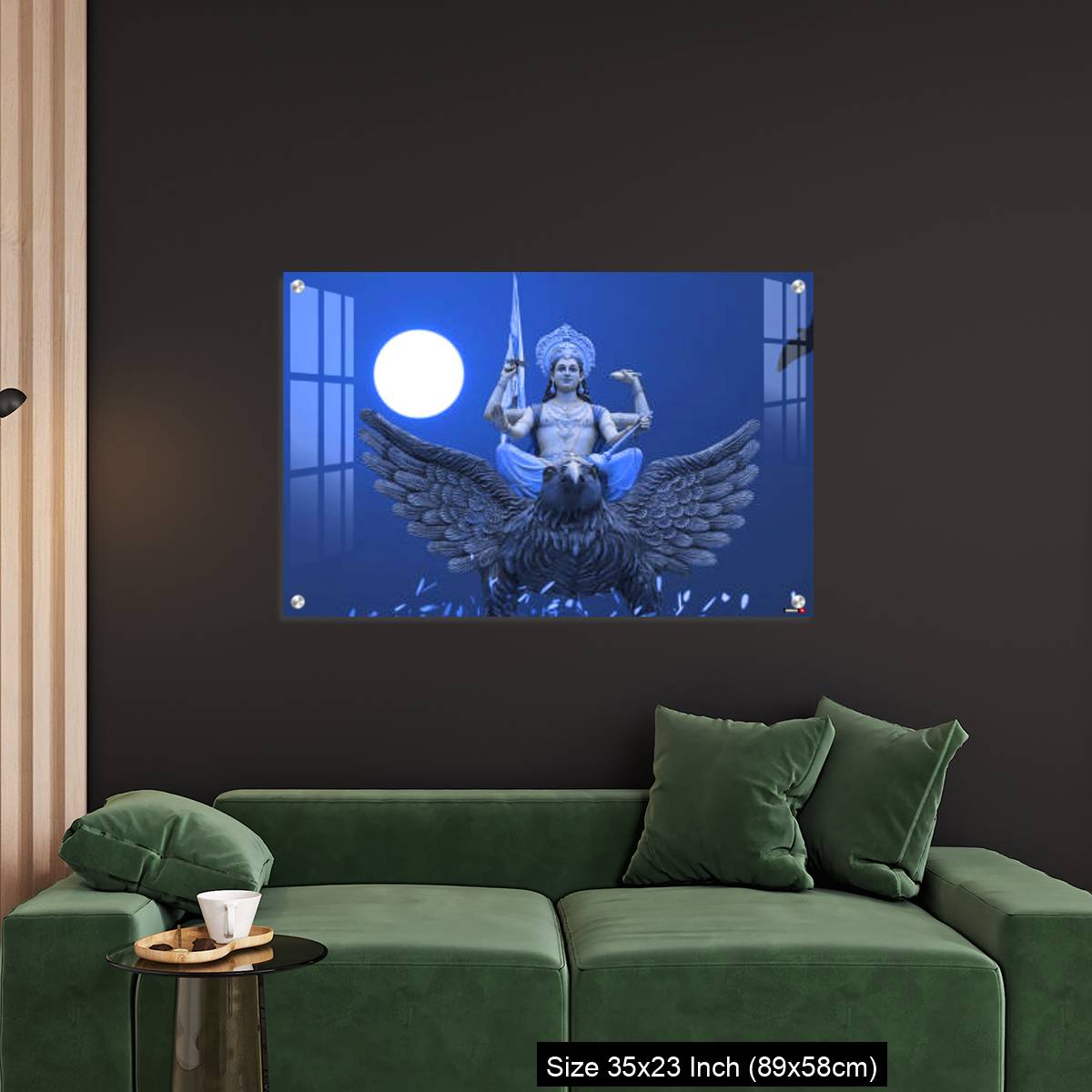 OMGs Acrylic Wall Decor – Blue Dreamy Vishnu god - Image 11