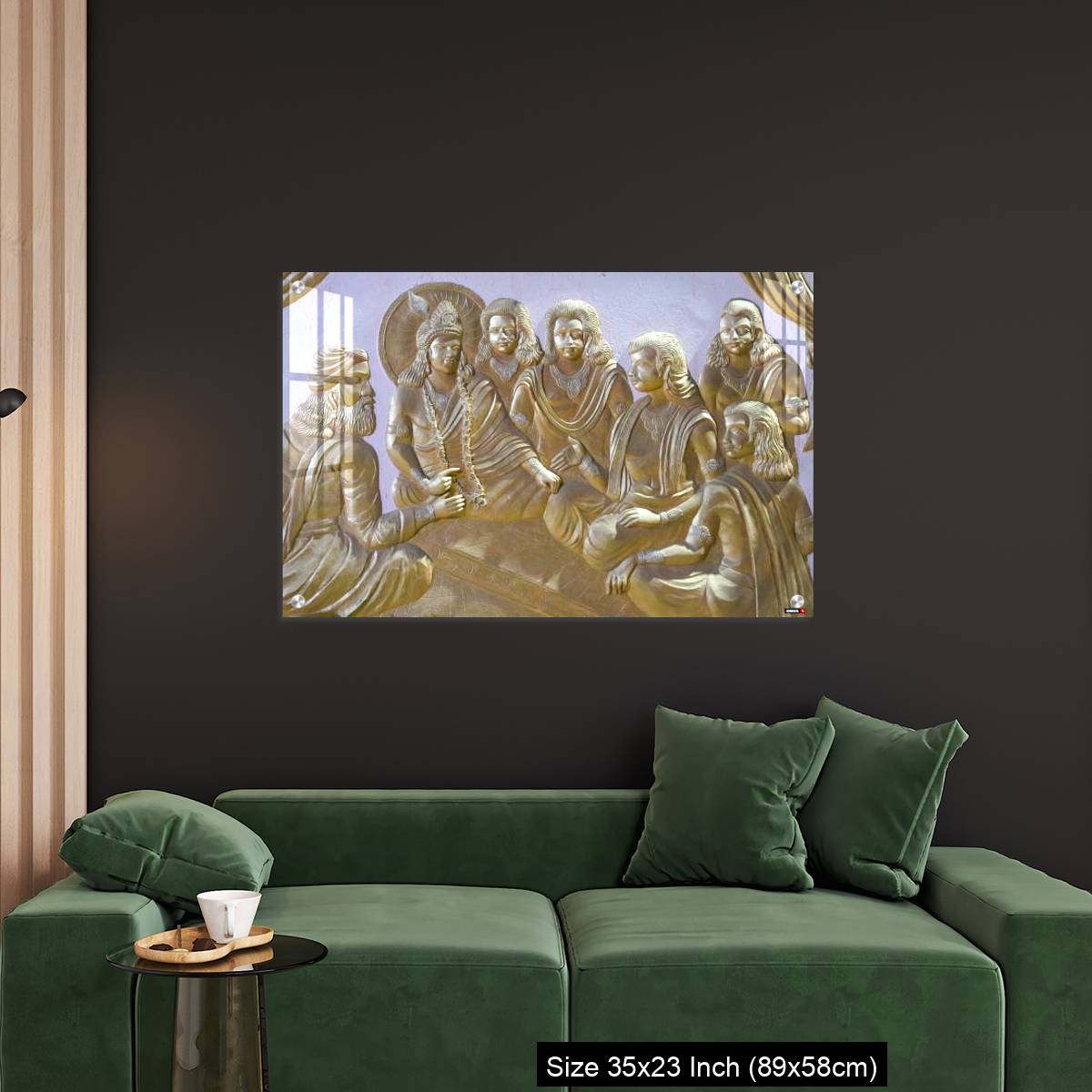 OMGs Acrylic Wall Decor – Krishna with pandwas a wall art image - Image 11