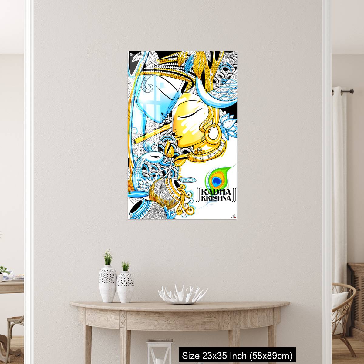 OMGs Acrylic Wall Decor – Radha and Lord Krishna on Janmashtami - Image 12