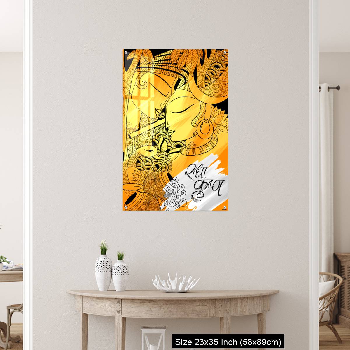 OMGs Acrylic Wall Decor – Radha and Lord Krishna on Janmashtami - Image 12