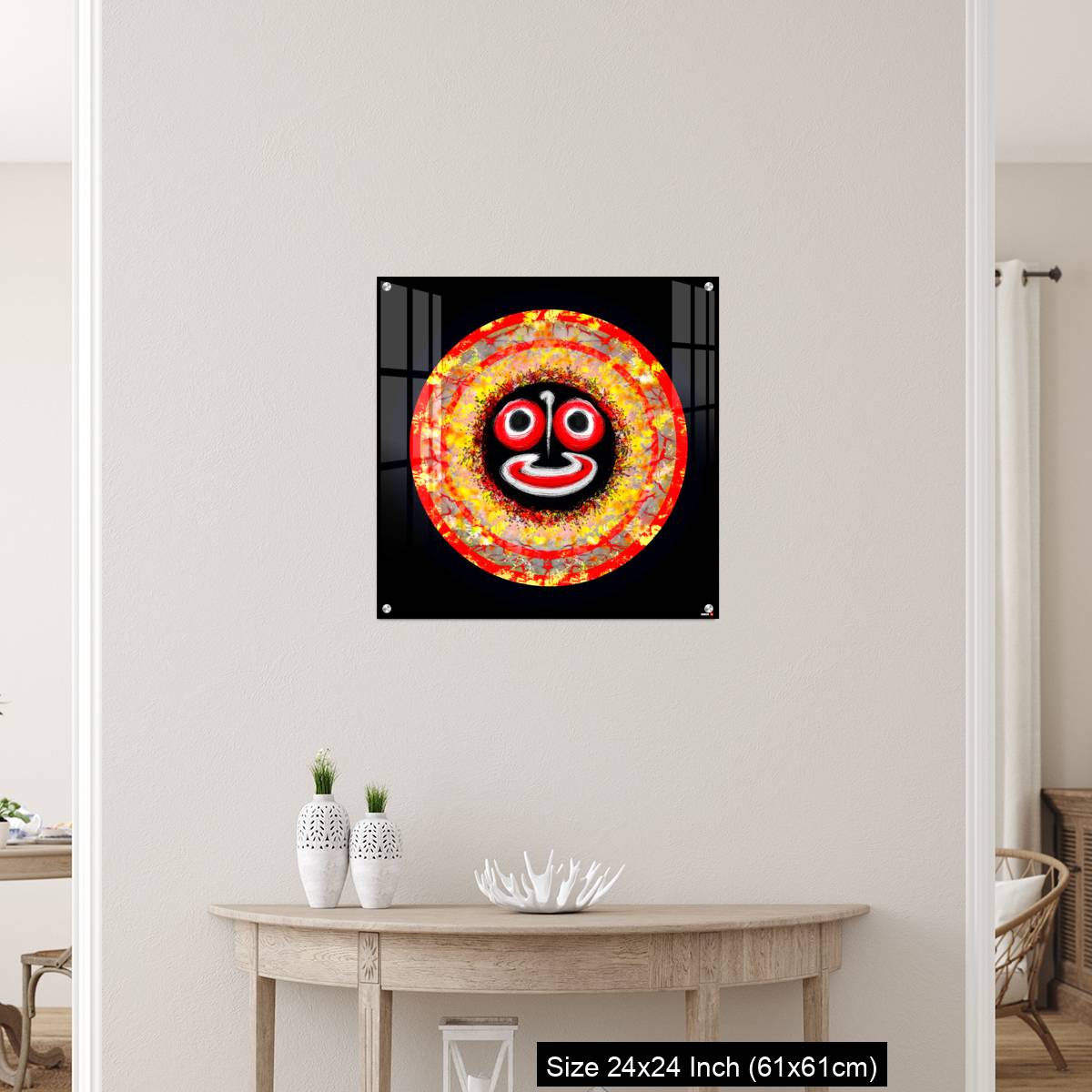 OMGs Acrylic Wall Decor – Image of Lord of the Universe - Hindu God Sri Jagannath - Image 12