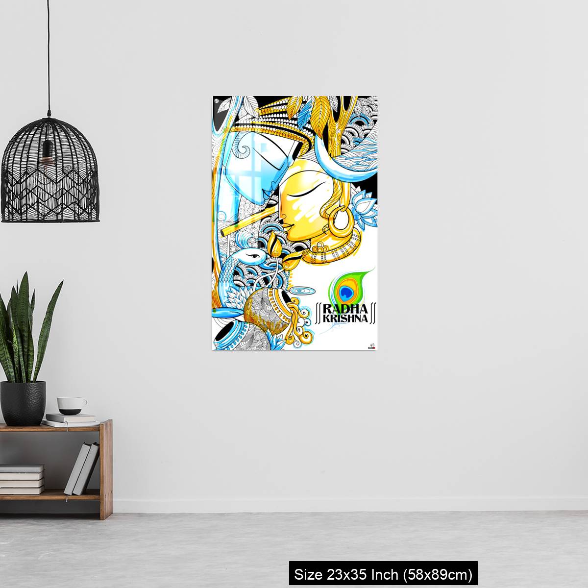 OMGs Acrylic Wall Decor – Radha and Lord Krishna on Janmashtami - Image 13