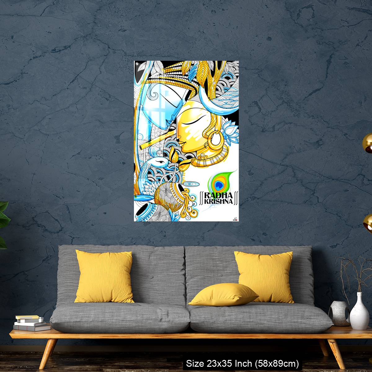 OMGs Acrylic Wall Decor – Radha and Lord Krishna on Janmashtami - Image 14