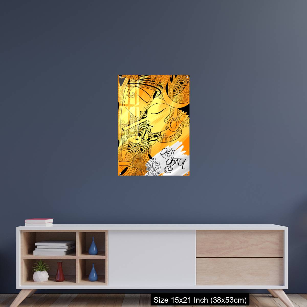 OMGs Acrylic Wall Decor – Radha and Lord Krishna on Janmashtami - Image 15