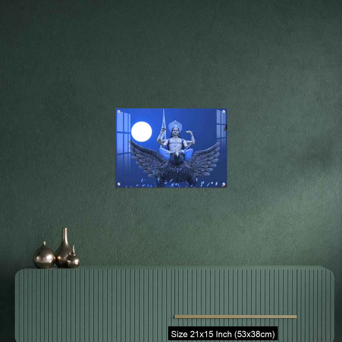 OMGs Acrylic Wall Decor – Blue Dreamy Vishnu god - Image 16