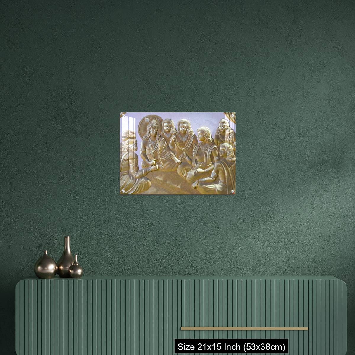 OMGs Acrylic Wall Decor – Krishna with pandwas a wall art image - Image 16